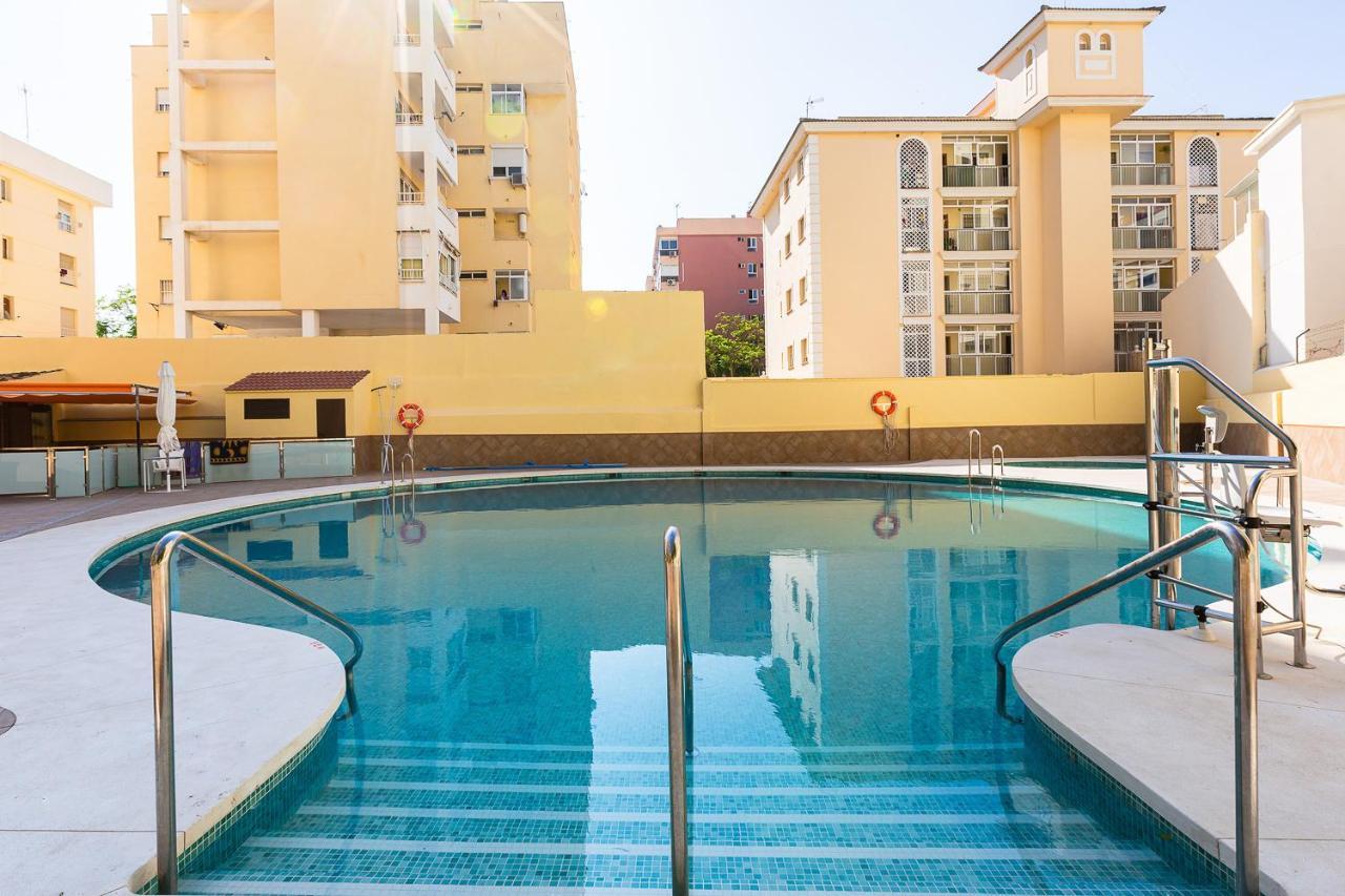Ver7 - Estudio, Wifi, Fire Stick Amazon, Terraza, Vistas Al Mar, Piscina Torremolinos Exteriér fotografie