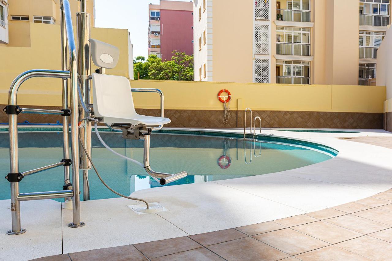 Ver7 - Estudio, Wifi, Fire Stick Amazon, Terraza, Vistas Al Mar, Piscina Torremolinos Exteriér fotografie